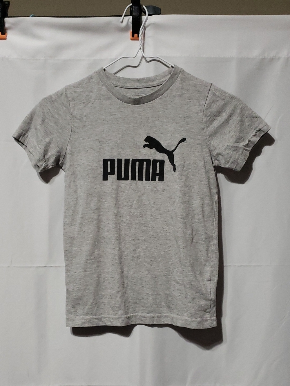 Kids Puma Gray & Black T-Shirt